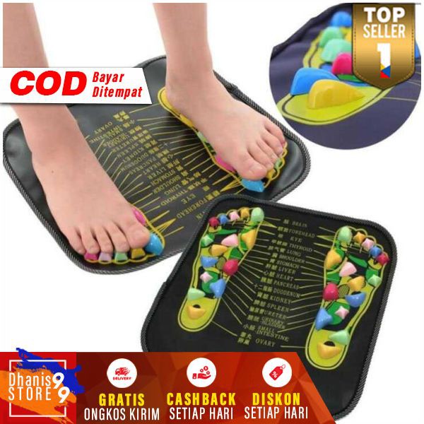 Matras Pijat Acupressure Refleksi Kaki Massage Mat Murah Karpet Pijit Batu Acupressure