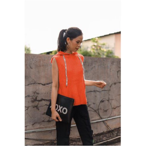 Atasan Wanita - Rompi Wanita import #Vero -Cream, Pink & Orange
