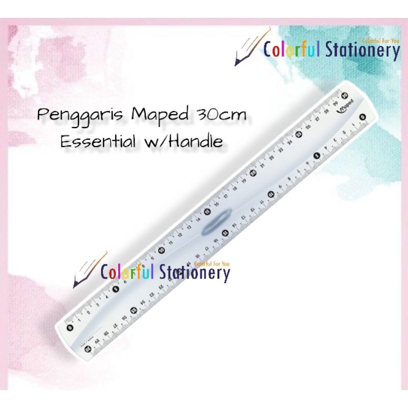 

Penggaris / Mistar Maped Essentials 20 & 30 cm Pakai Handle