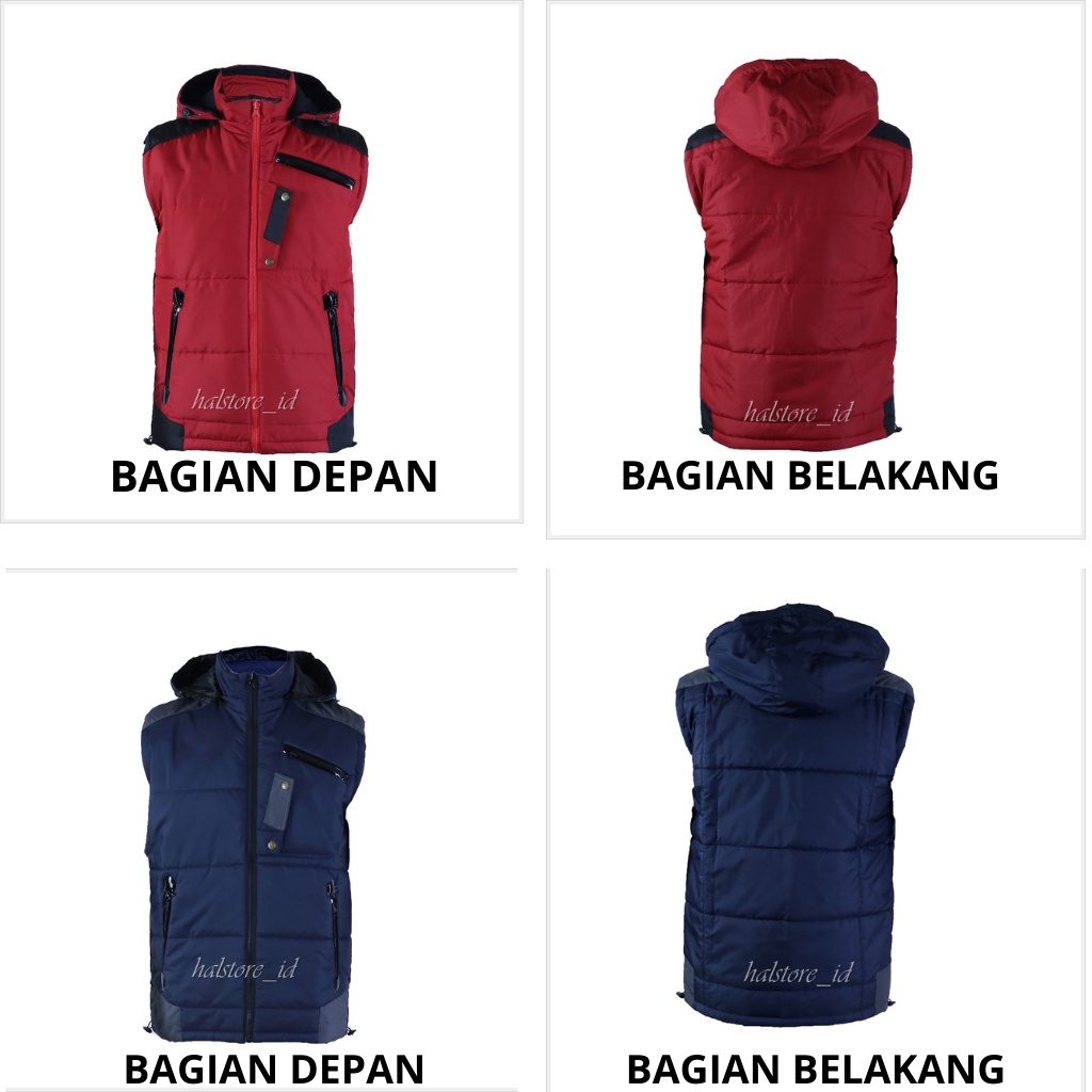 Bisa COD Rompi Motor Custom Satuan Waterproof  Terbaru/Vest Rompi Touring