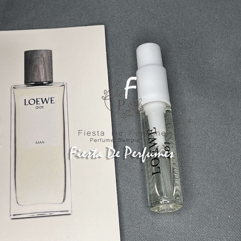 Loewe 001 Man Loewe  - 1.5ml / 2ml vial parfum 100% original Tester Parfum - decant vial Parfum Asli