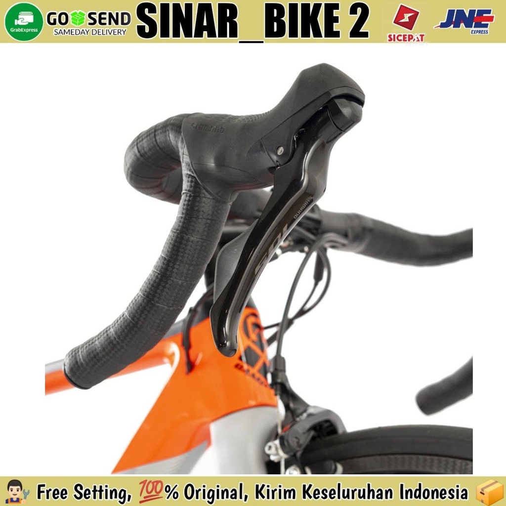 Sepeda Balap ELEMENT CAMP AZZURA Roadbike 700C Carbon 2x11 Speed