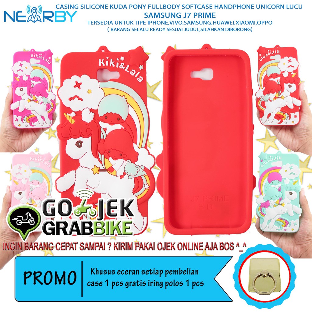 Paling Murah Terlaris Case Samsung J7 Prime Silicone Kuda Pony