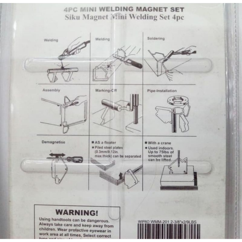 MAGNET SIKU MINI SET ISI 4PCS WIPRO / MINI WELDING MAGNET SET / SIKU LAS MAGNET / SIKU MAGNET SET/Magnet Holder Arrow Magnetic Siku Magnet Untuk Las BERKUALITAS