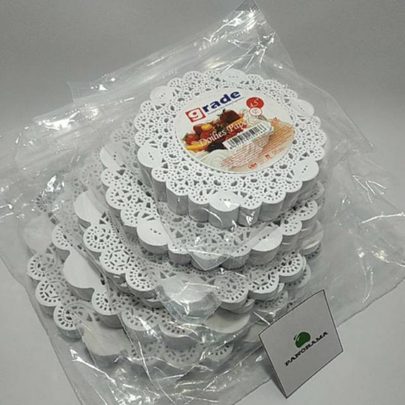 dolies paper kertas alas kue alas toples doly doilies