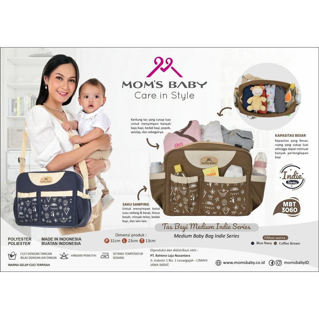 Moms Baby Tas Bayi Besar + TBS / Tas Medium / Tas Kecil Indie Series