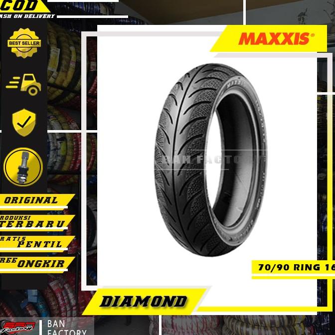 Tire | Ban Motor Maxxis Matic Nouvo Ban Tubles Maxxis Diamond 70/90 Ring 16