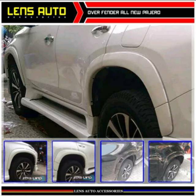 Over fender all new pajero