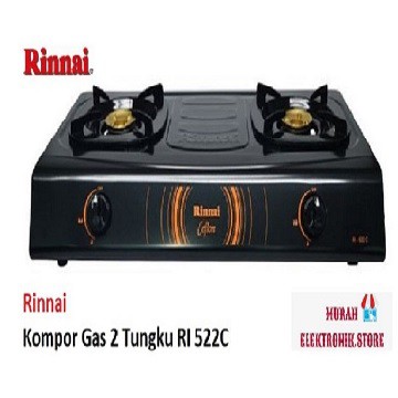 KOMPOR GAS RINNAI RI-522C / RI 522 C / RI522C [2 TUNGKU]