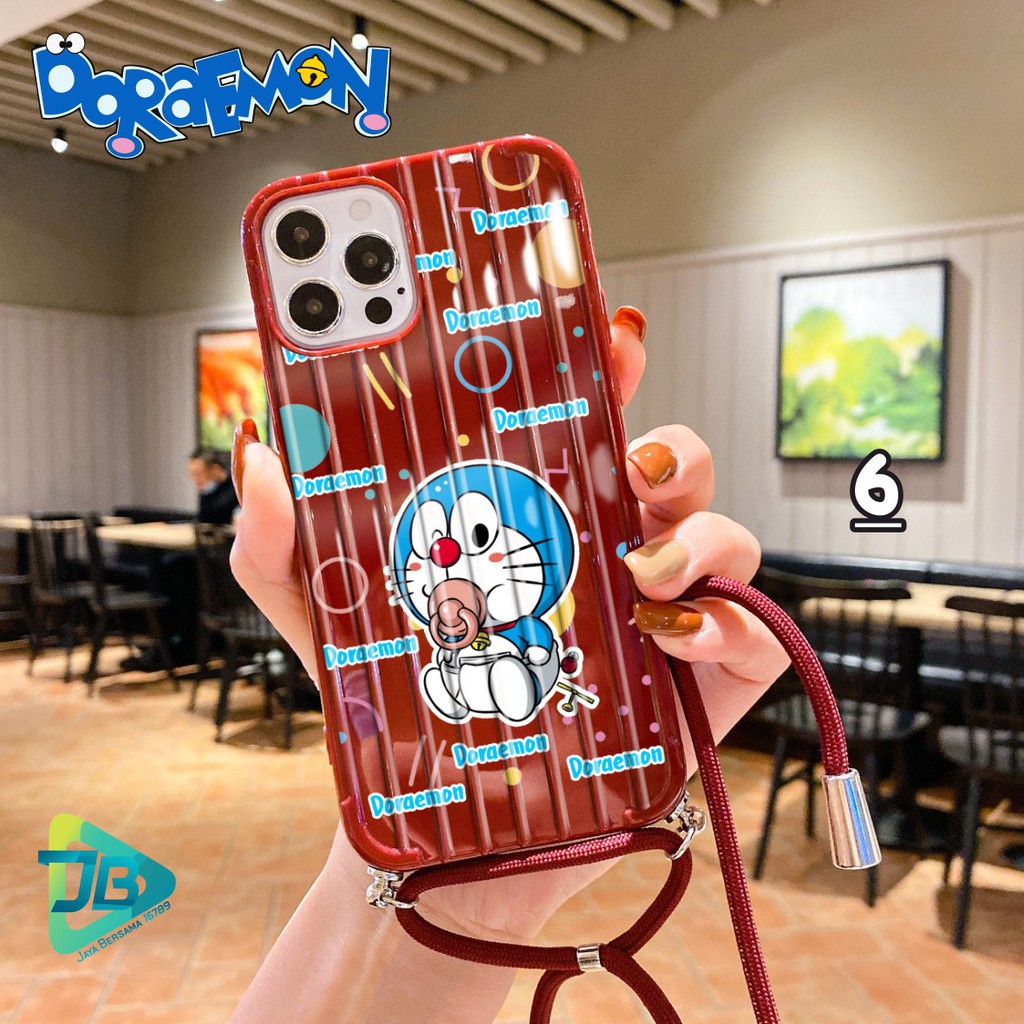 Softcase Koper Slingcase Lanyard DORAEMON Samsung A40 A50 A50s A30s A70 A70s A10s A20s JB3360