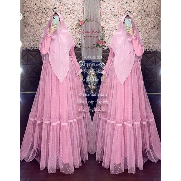 GAMIS SYARI tile premium Elzisha label