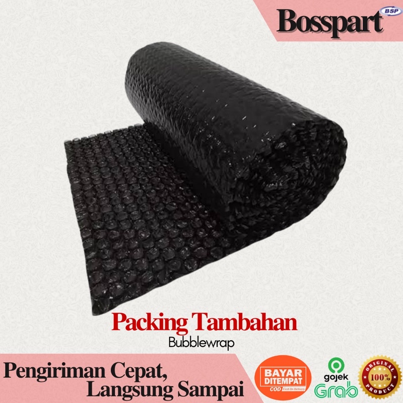 Plastik bubble (bubble wrap) untuk packing tambahan - Putih