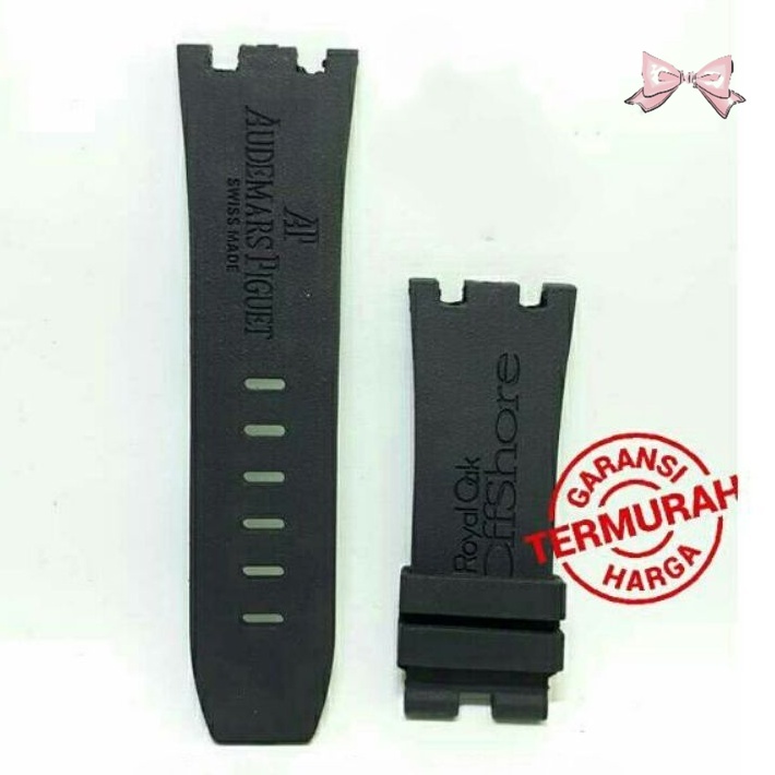 STRAP TALI JAM AP AUDEMARS PIGUET AP 28MM 28 MM ROYAL OAK LOGO SWISS MADE