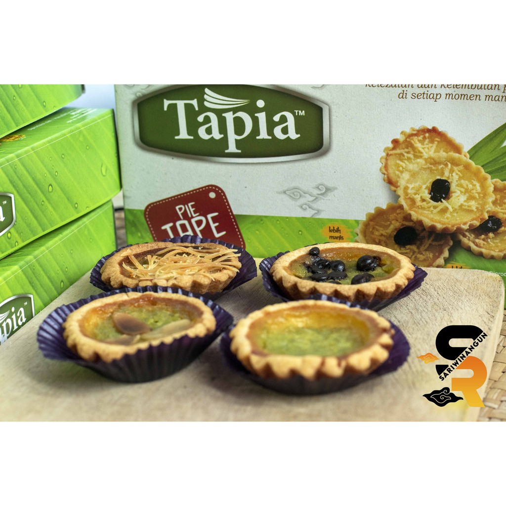 

Makanan Camilan Tapia Pie Tape Ketan Bakung oleh - oleh Khas Cirebon