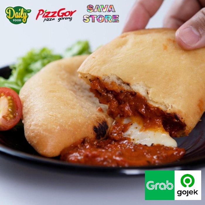 Pizza Goreng dengan Mozarella dan Spread Cheese PizzGor Daily Food | Frozen Food