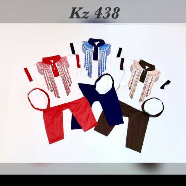 ♥BabyYank♥ BAJU KOKO 1-3tahun KZ437 KZ438 MUSLIM BABY BOY KIDS