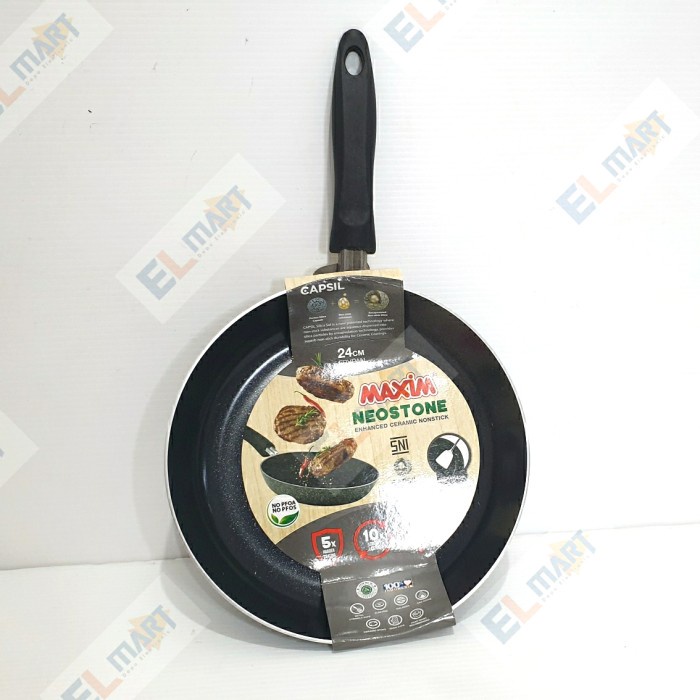 Maxim Frypan Ceramic 24cm Neostone Capsil Penggorengan Fry Pan 24 cm Anti Lengket