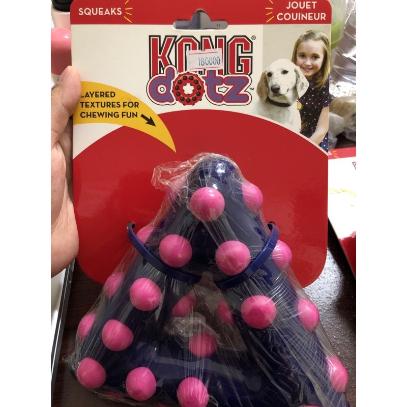 mainan kong dotz triangle large / mainan kong