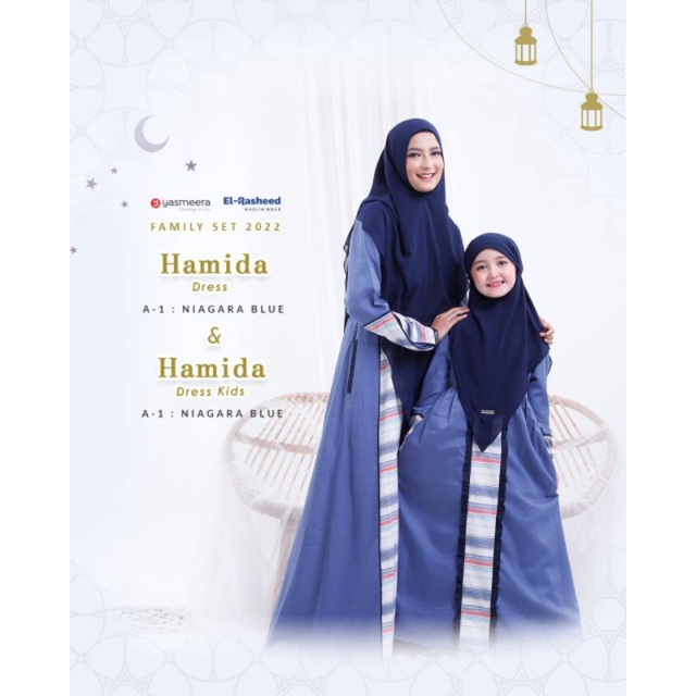 Gamis Hamida// Famset Lebaran 2022 by Yasmeera