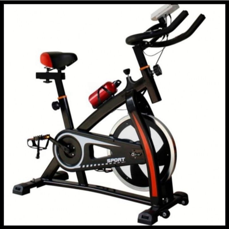 Spinning bike. sepeda statis. alat olahraga