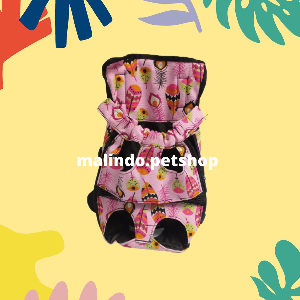 tas gendongan kucing anjing gendongan depan untuk kucing anjing