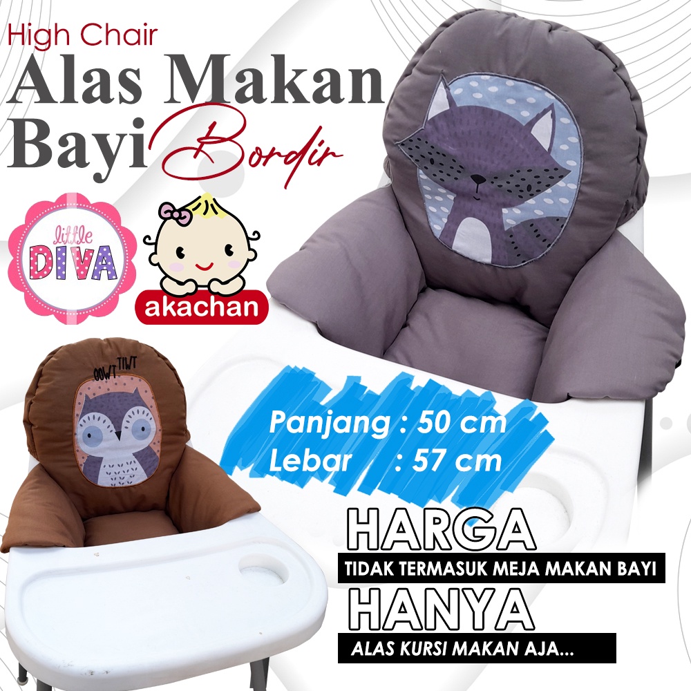 ALAS KURSI MAKAN BAYI - Baby High Chair hc wp bebidi alas duduk bantal dudukan