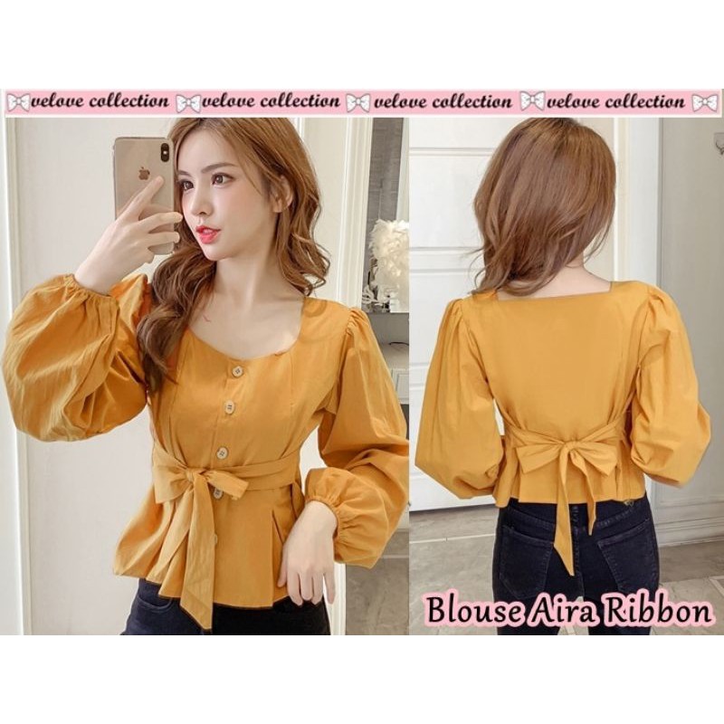 BISA COD BLOUSE AIRA LD 100CM PJG 58CM VO