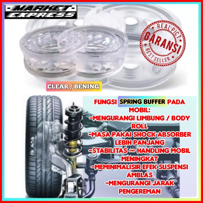 spring buffer innova reborn Peredam suspensi mobil per paket isi 2pcs depan