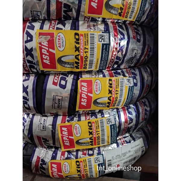 BAN LUAR 80/90-17 ASPIRA TUBLESS