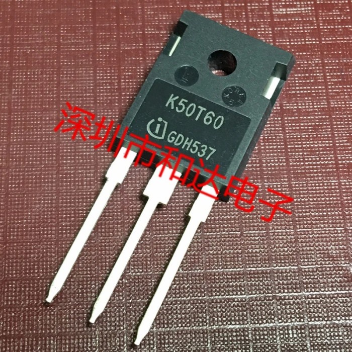 K50T60 IGBT IKW50N60T 50A 600V Mesin Las Transistor To-247 50T60