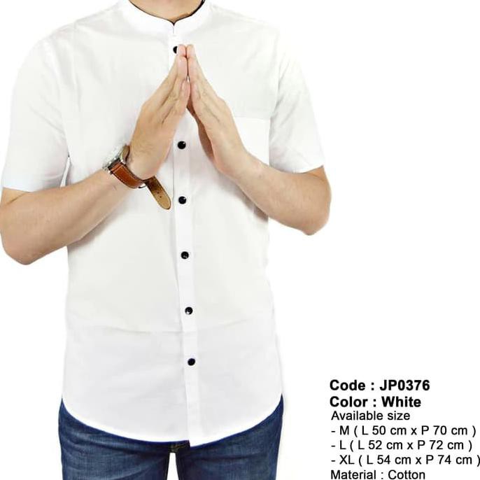 Diskon Kemeja Pria Maroon Merah Kerah Shanghai Koko + Slimfit + Baju Kerja - Hitam, M Terbaru