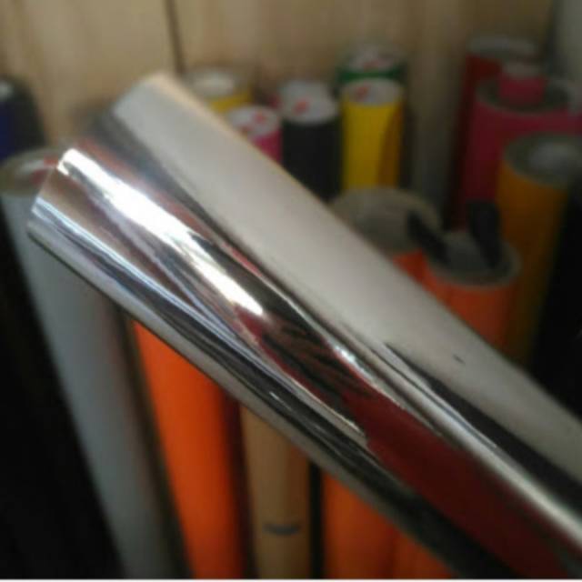 Stiker chrome/skotlet chrome/chrome