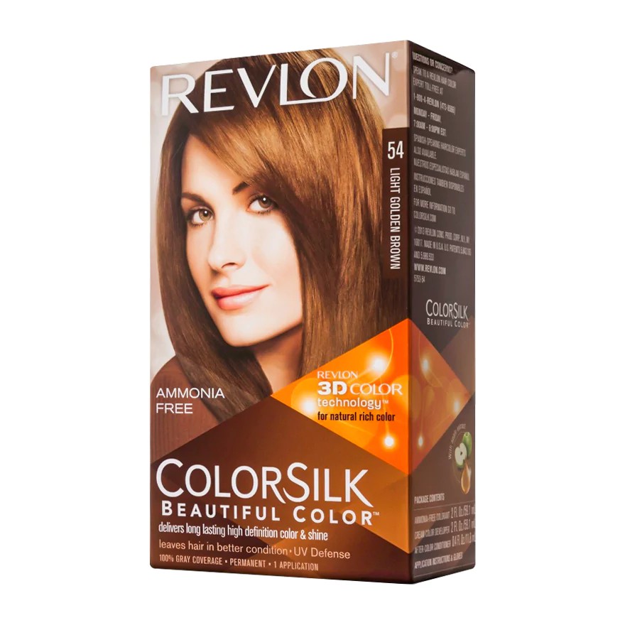 Revlon Colorsilk Beautiful Color (Hair Color) Light Golden Brown 54