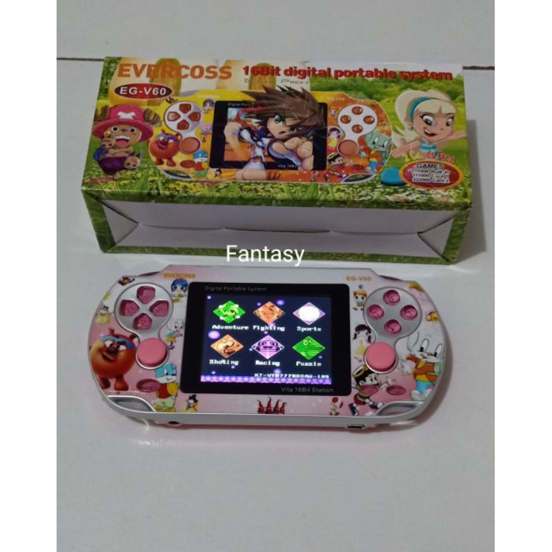 GAME PVP PORTABLE EVERCOSS 16BIT NINTENDO