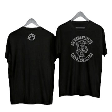 KAOS PRIA WANITA KAOS DISTRO PREMIUM SONS OF ANARCHY COTTON COMBED 24S/BAJU KAOS DISTRO TERBARU SONS