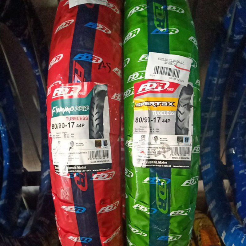 Ban Motor FDR 80/90-17 Flemmo Pro / Spartax Tubeless