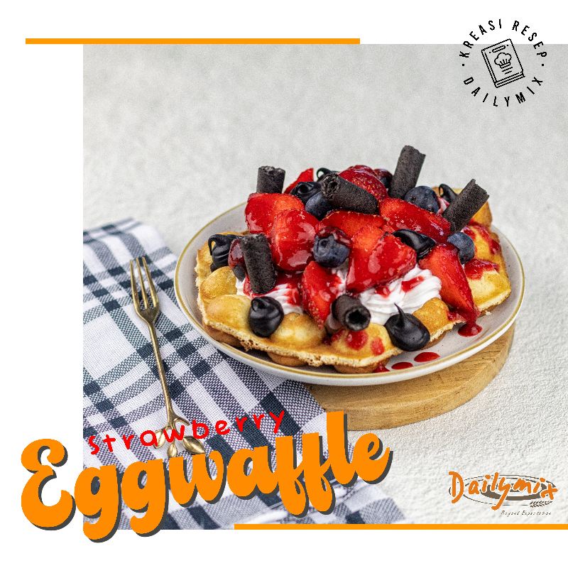 New ( Dailymix ) Tepung Premix Eggetes Waffle / Egg Waffle / Waffle Egg / Waffle hongkong