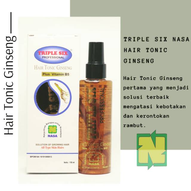 TRIPLE SIX NASA ( HAIR TONIC GINSENG )