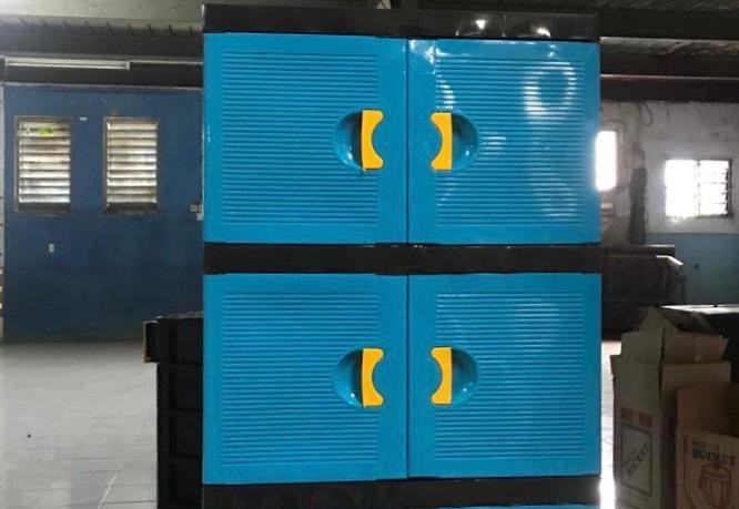 lemari plastik susun 2 jumbo diamond