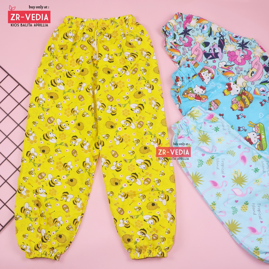 (Anak Perempuan) Jogger KARAKTER Uk 3-10 Tahun / Joger Pants Cewek Celana Panjang Anak Perempuan