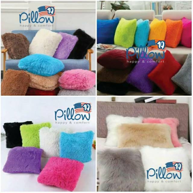 Bantal Sofa Bulu Pillow