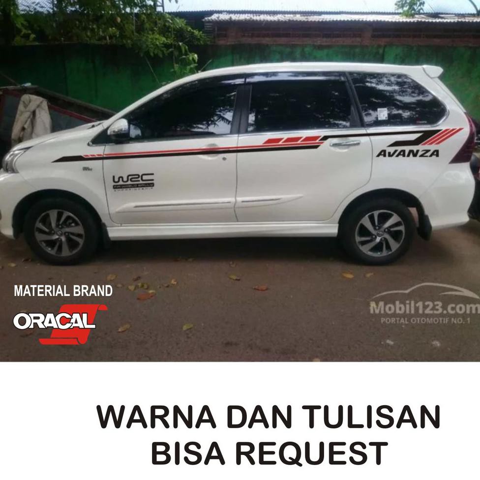 Stiker Cutting Mobil Avanza Veloz Stiker Mobil Xenia Kijang Ertiga Minimalis Shopee Indonesia