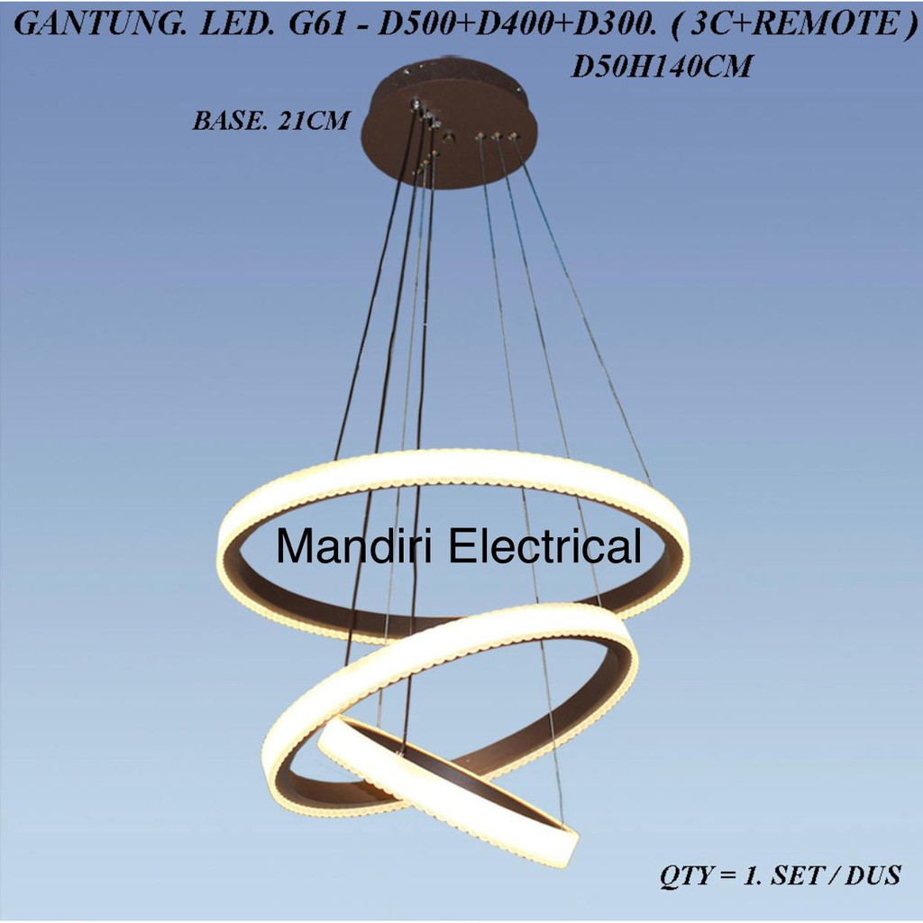 Lampu Gantung LED Ruang Tamu Bar Mewah Cocok Untuk Ruang tamu G61