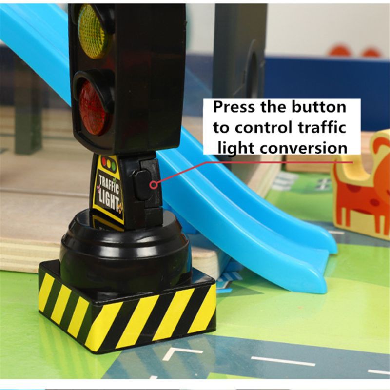 Mary Singing Traffic Light Toy Traffic Signal Model Road Sign Suitable For Brio Train