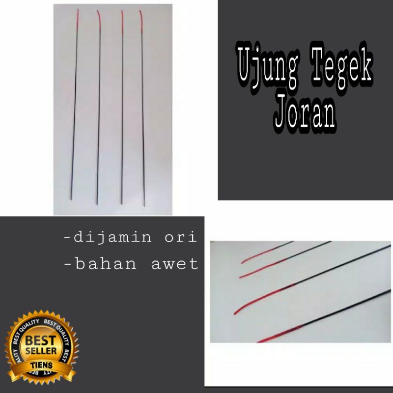 Ujung Tegek Bahan Carbon Panjang 40cm | Joran Pancing