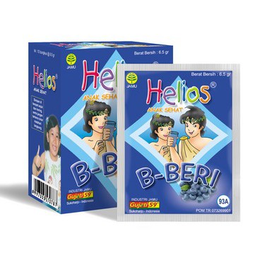 

Gujati 59 Jamu Anak Helios Blueberry untuk menambah nafsu makan