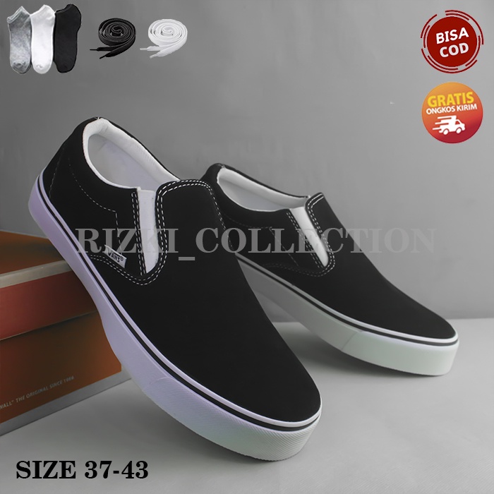 Sepatu Vans Slip On Original Vans Slip On Chekerboard Unisex pria Cassual