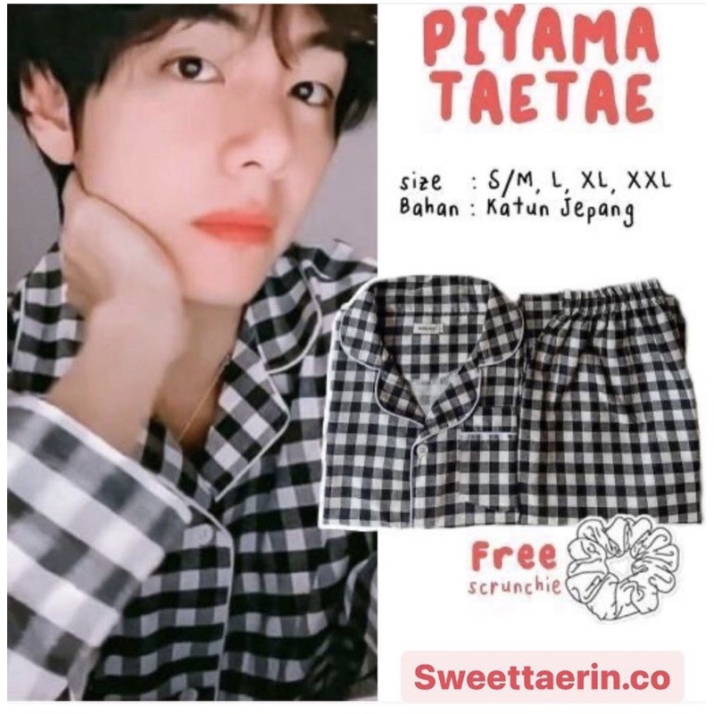 PIYAMA PAJAMAS TAEHYUNG BTS
