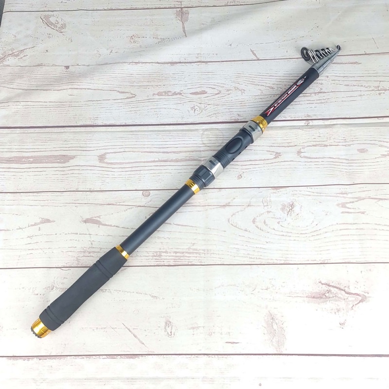 TaffSPORT GHOTDA Joran Pancing Telescopic Fishing Rod Pole Carbon Fiber 2.1M - 3M