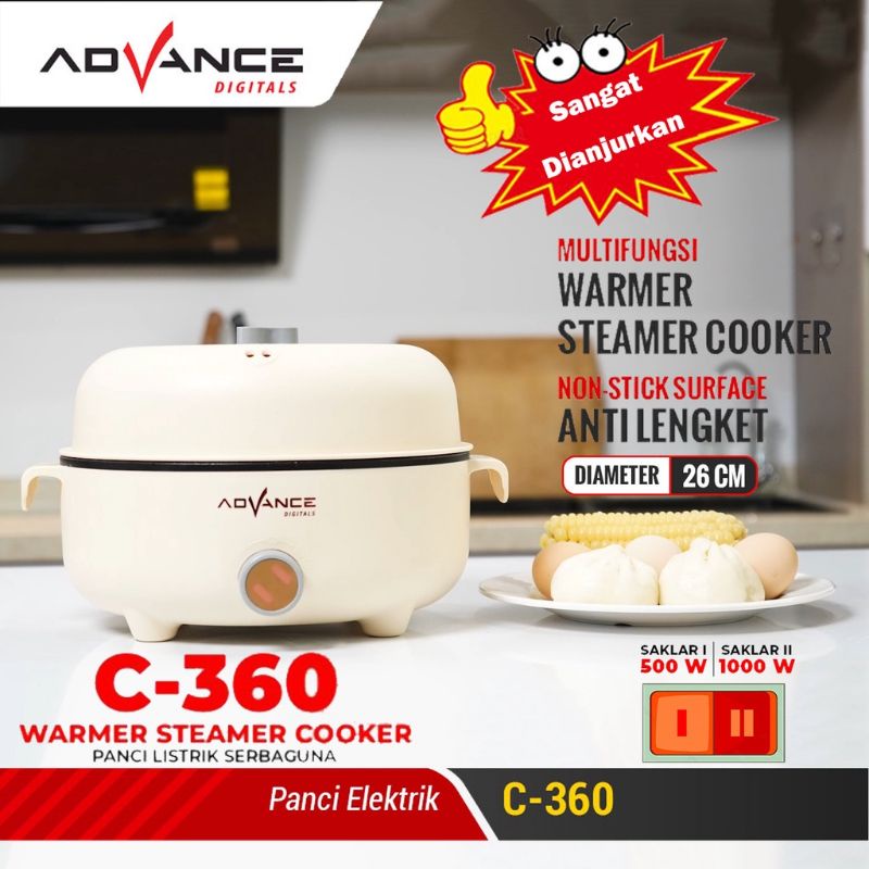 Panci listrik serbaguna Advance C360 / C 360